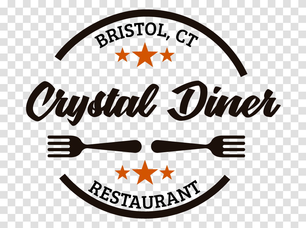 Crystal Diner, Stencil, Logo Transparent Png