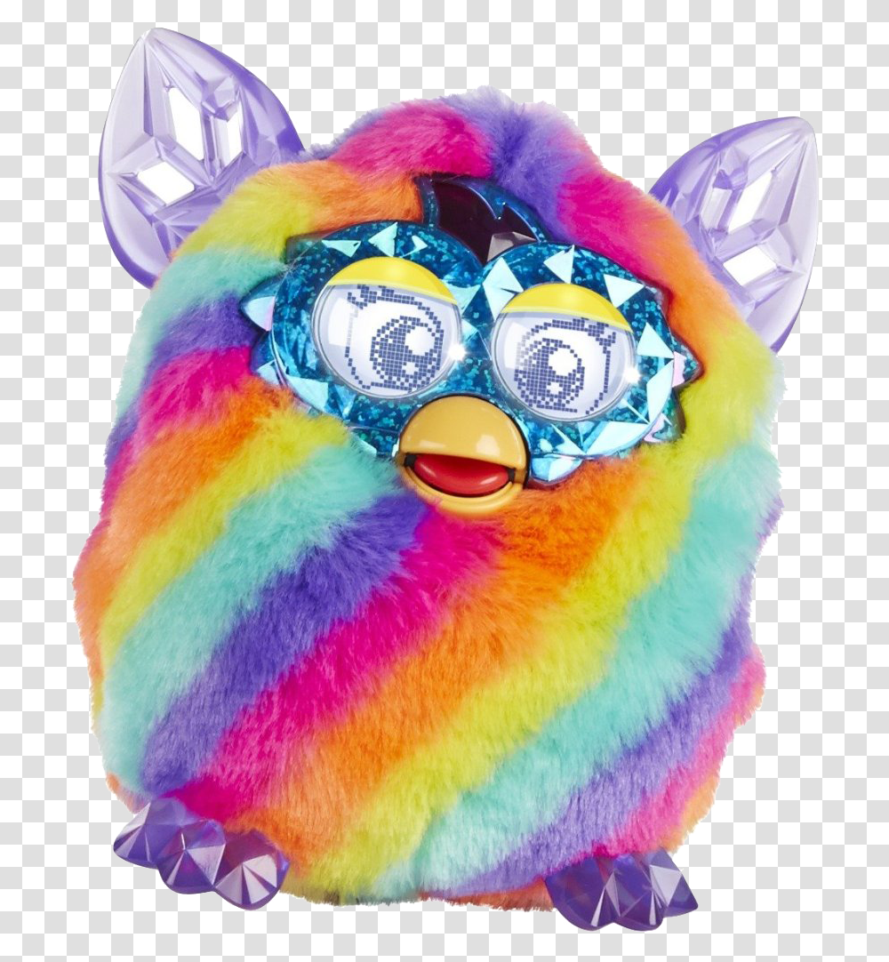 Crystal Fruby No Bg Furby Boom Crystal Rainbow, Purple, Dye, Toy Transparent Png