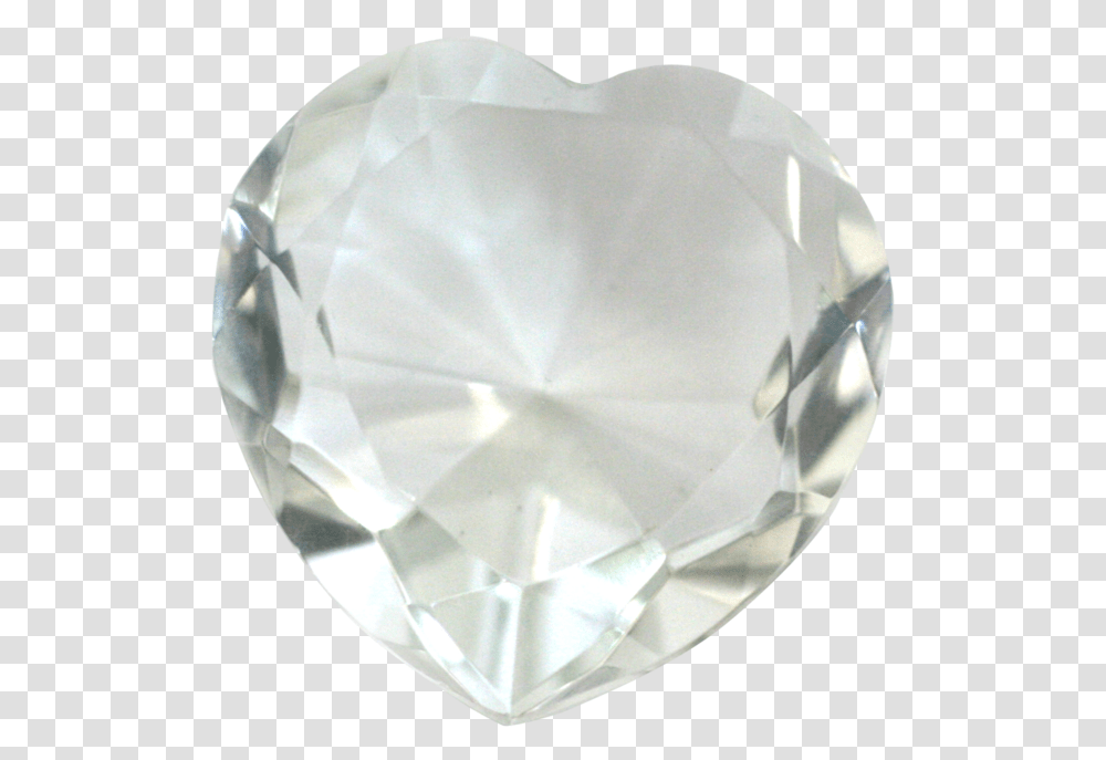 Crystal Heart Paperwieght Crystal, Diamond, Gemstone, Jewelry, Accessories Transparent Png