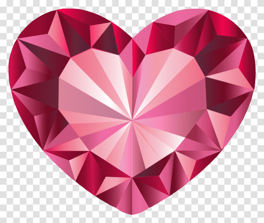 Crystal Heart Pink Crystal Heart, Gemstone, Jewelry, Accessories, Accessory Transparent Png