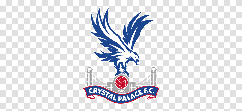 Crystal Palace Logo, Emblem, Trademark, Eagle Transparent Png