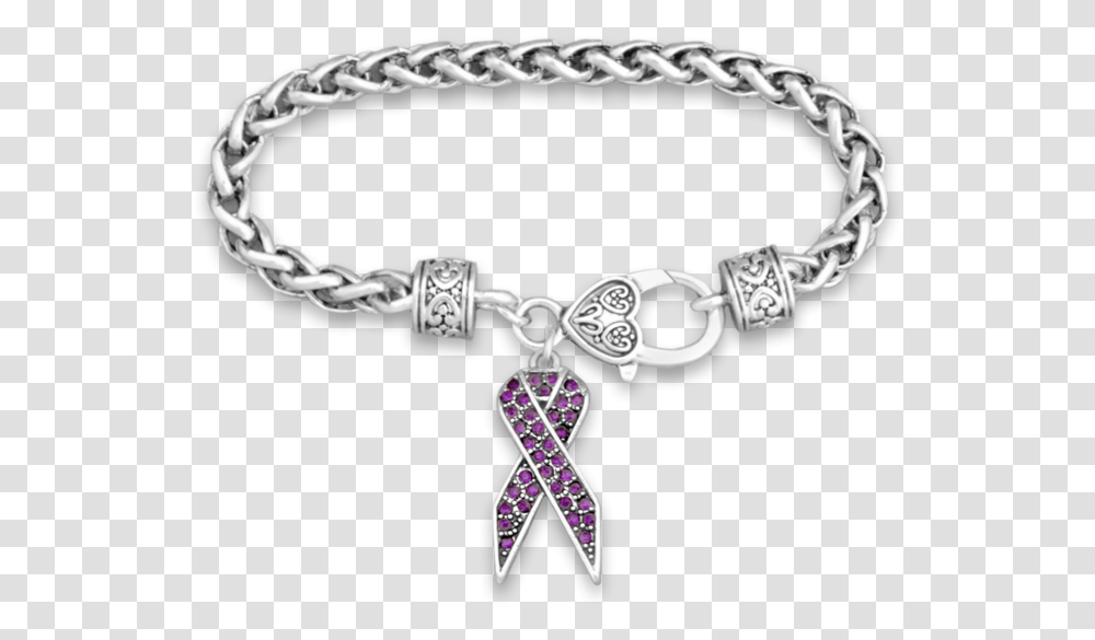 Crystal Purple Ribbon Lupus Awareness Bracelet, Accessories, Accessory, Jewelry, Necklace Transparent Png