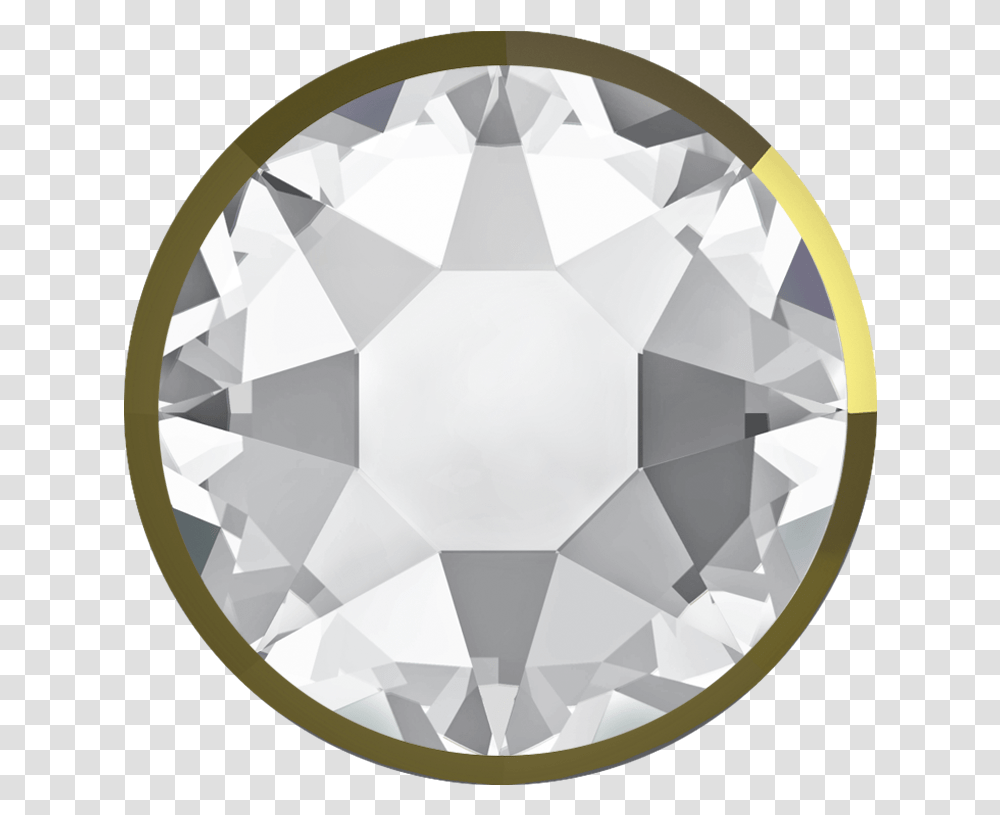 Crystal Rimmed Dorado Swarovski Rhinestones Flatback, Diamond, Gemstone, Jewelry, Accessories Transparent Png