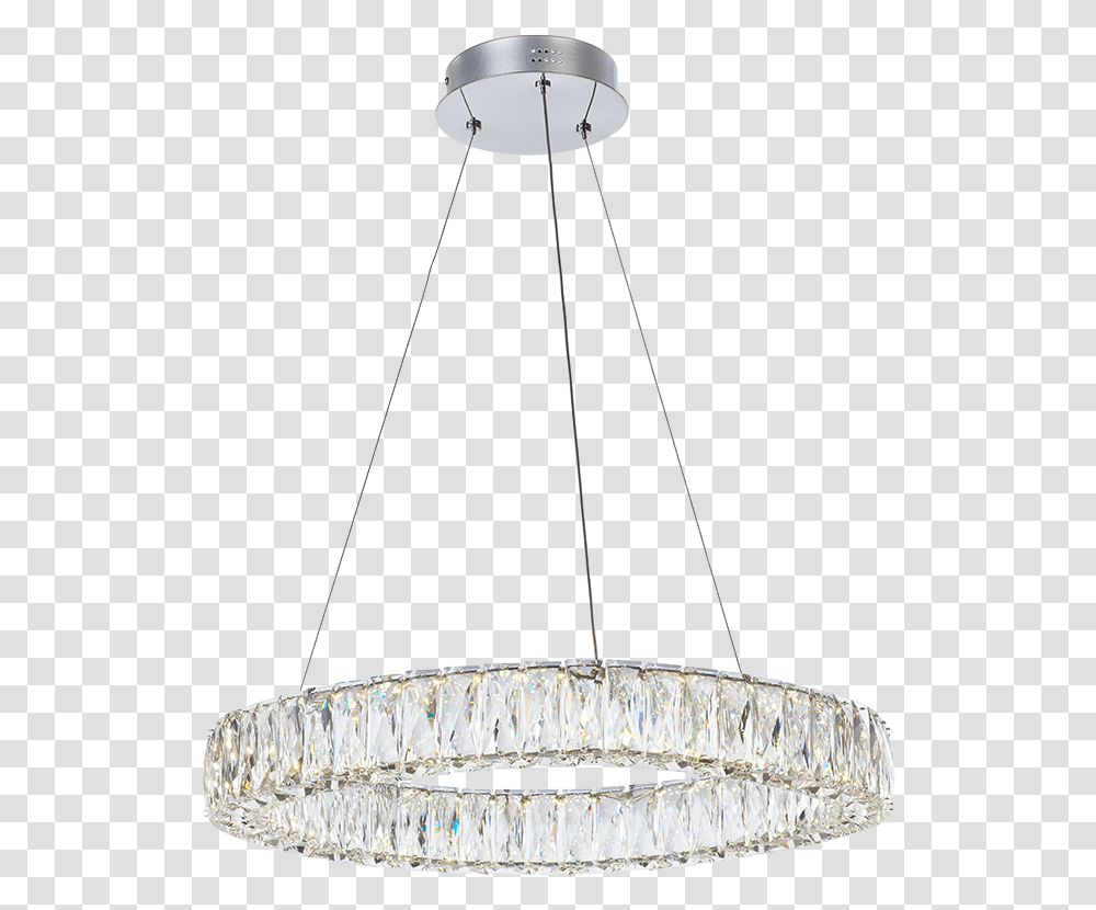 Crystal Ring 1 Light Adjustable Pendant Hoop Crystal Pendant Light, Lamp, Chandelier, Lighting Transparent Png