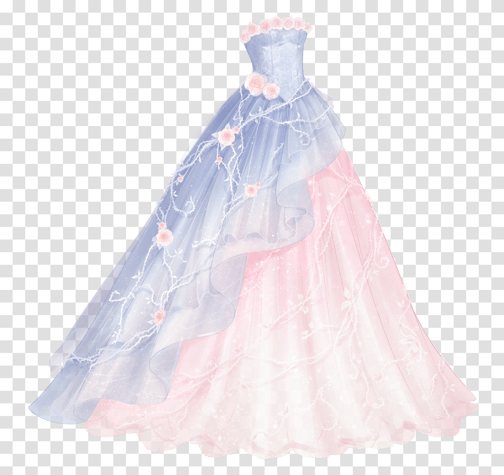 Crystal Rose Dress Love Nikki, Apparel, Wedding Gown, Robe Transparent Png