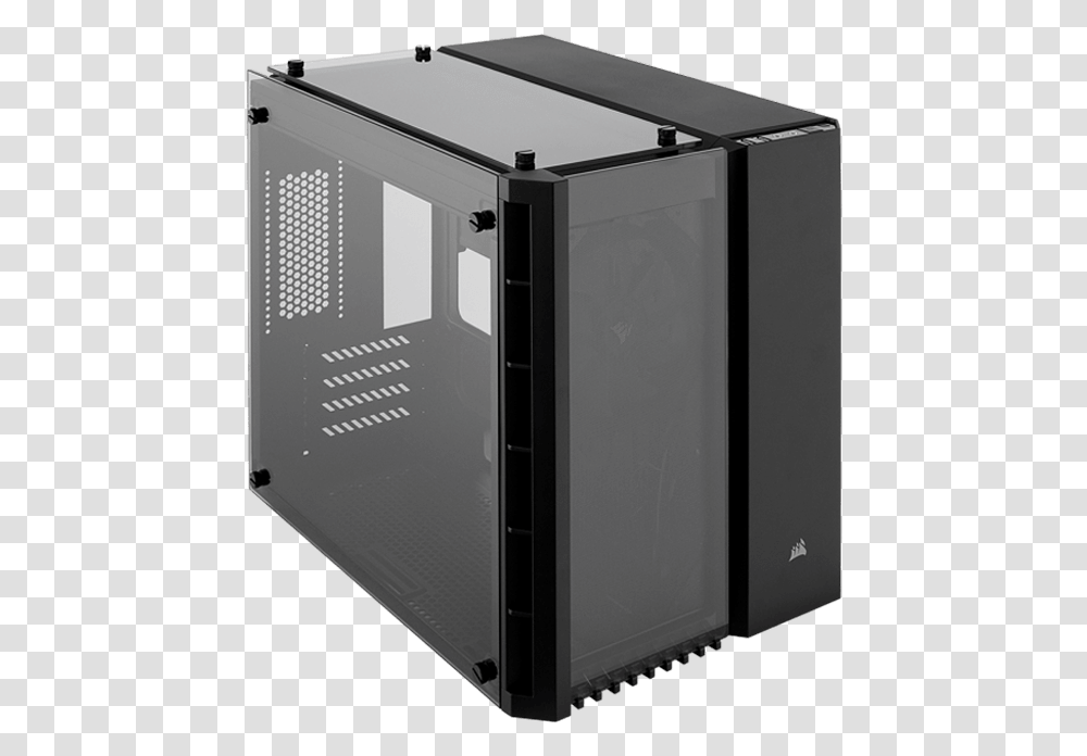Crystal Series 280x Tempered Glass No Psu Microatx Cc Ww, Furniture, Cabinet, Drawer, Chair Transparent Png