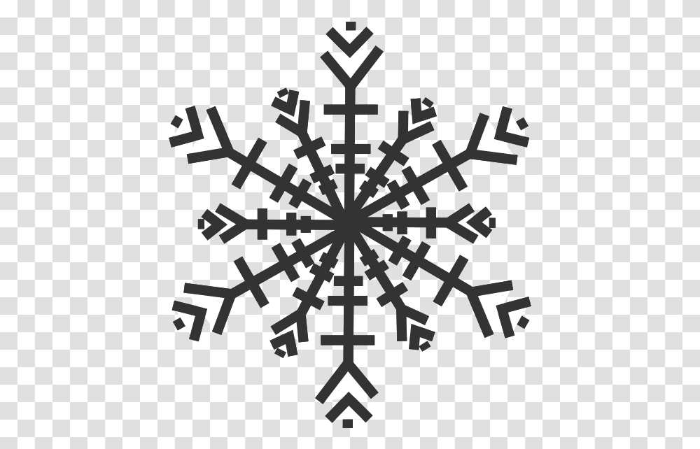 Crystal Snow, Snowflake Transparent Png