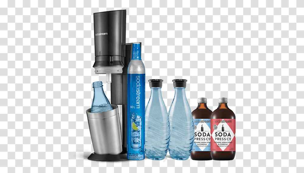 Crystal Sodastream Maker, Bottle, Shaker Transparent Png