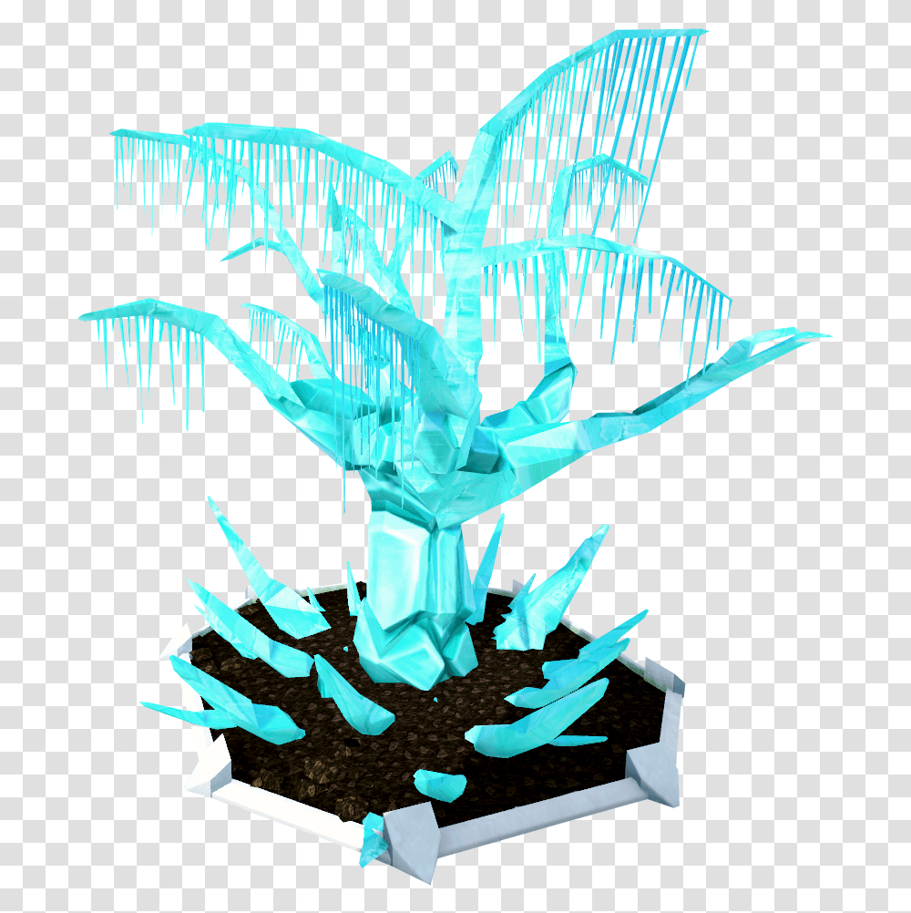 Crystal Tree Farming The Runescape Wiki Illustration, Ice, Outdoors, Nature, Symbol Transparent Png