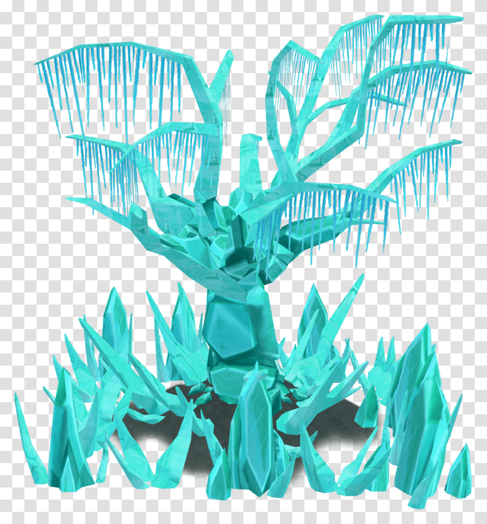 Crystal Tree, Ice, Outdoors, Nature, Alien Transparent Png