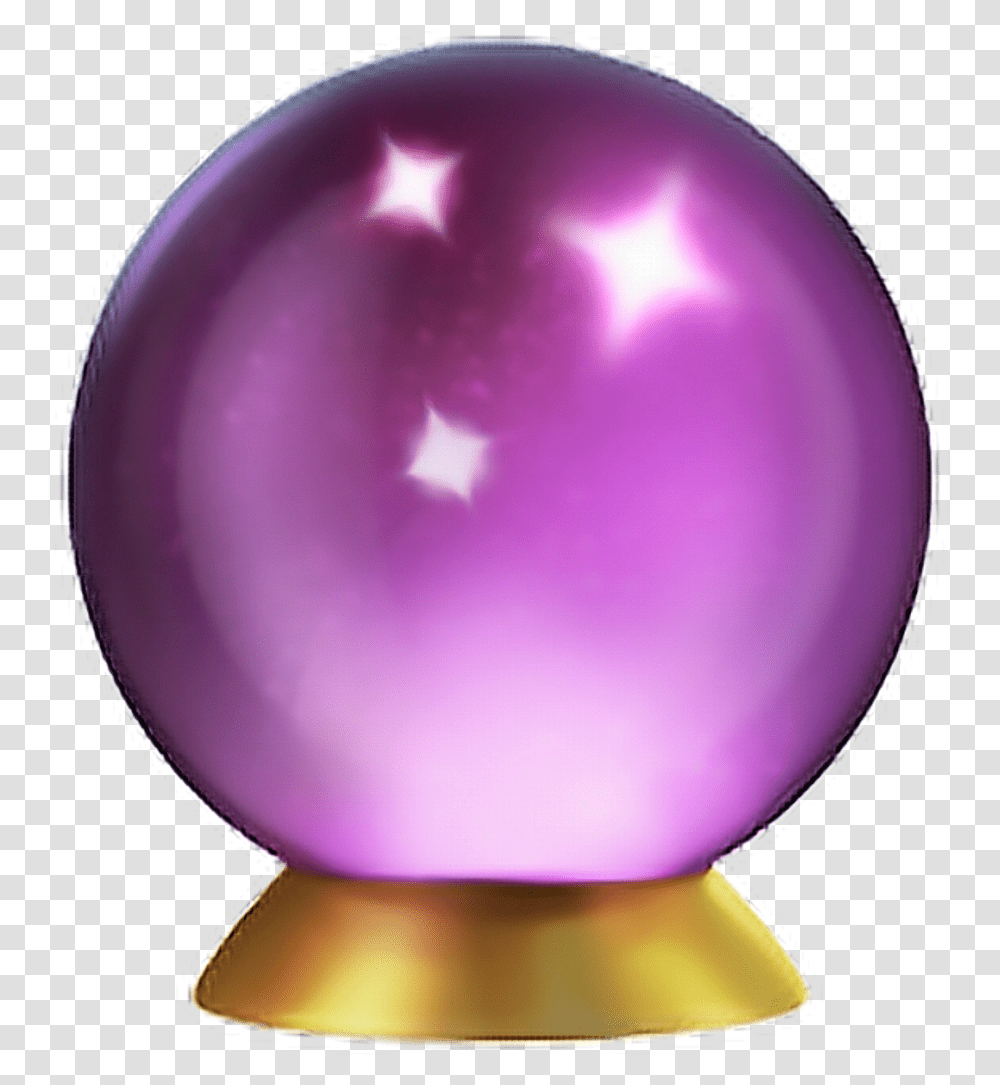 Crystalball Emoji Apple Ios11 Purple Clipart Iphone Crystal Ball Emoji, Balloon Transparent Png
