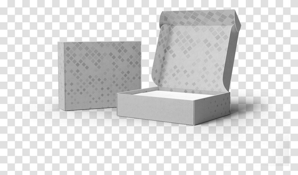 Cs Box Blank Grey Packaging And Labeling, Furniture, Carton, Cardboard, Treasure Transparent Png