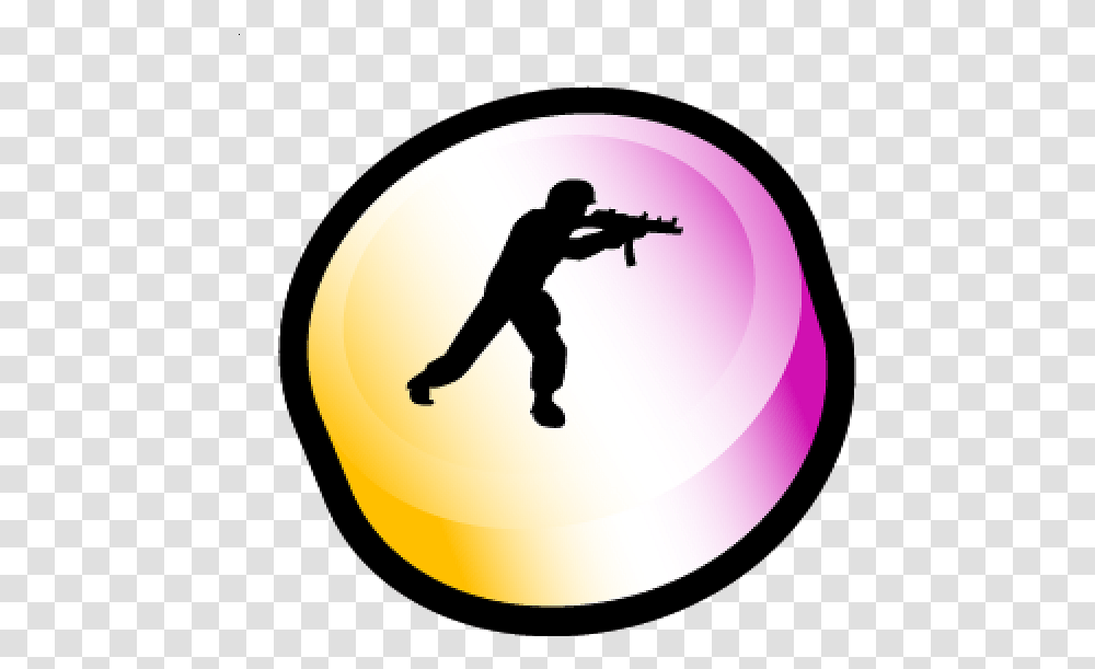 Cs Go Icon, Person, Human, Kicking, Sphere Transparent Png