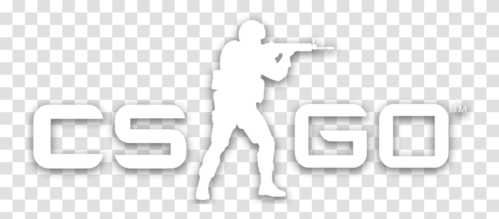 Cs Go Logo, Person, Human, Shooting Range, Stencil Transparent Png