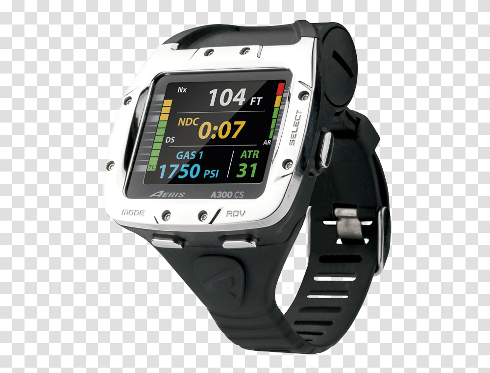 Cs Oled Colour Dive Computer Icon Dual Tank Bluetooth Controlled Combat Tanks, Wristwatch, Digital Watch, Helmet, Clothing Transparent Png