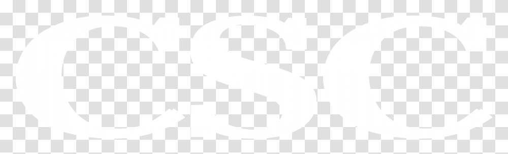 Csc Logo Black And White Johns Hopkins White Logo, Alphabet, Number Transparent Png