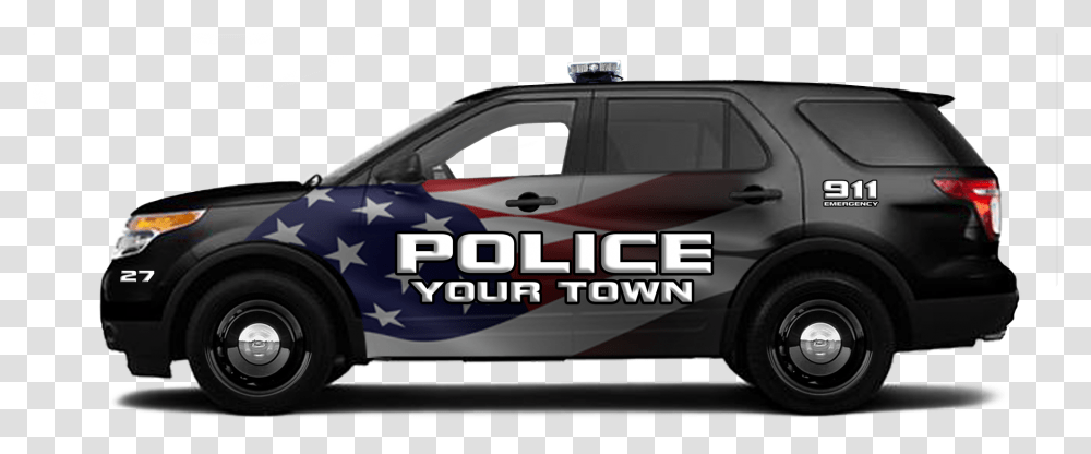 Csd 1073 Ford Explorer Police Interceptor Decals, Car, Vehicle, Transportation, Police Car Transparent Png