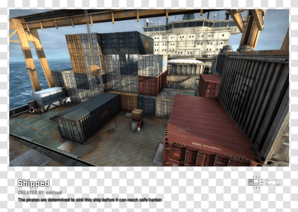 Csgo Bomb, Shipping Container, Wood, Building, Housing Transparent Png