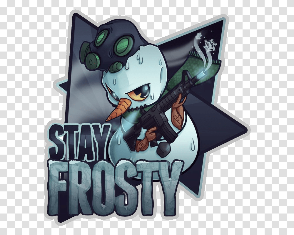 Csgo Character Csgo Stay Frosty Sticker, Hand, Ninja Transparent Png