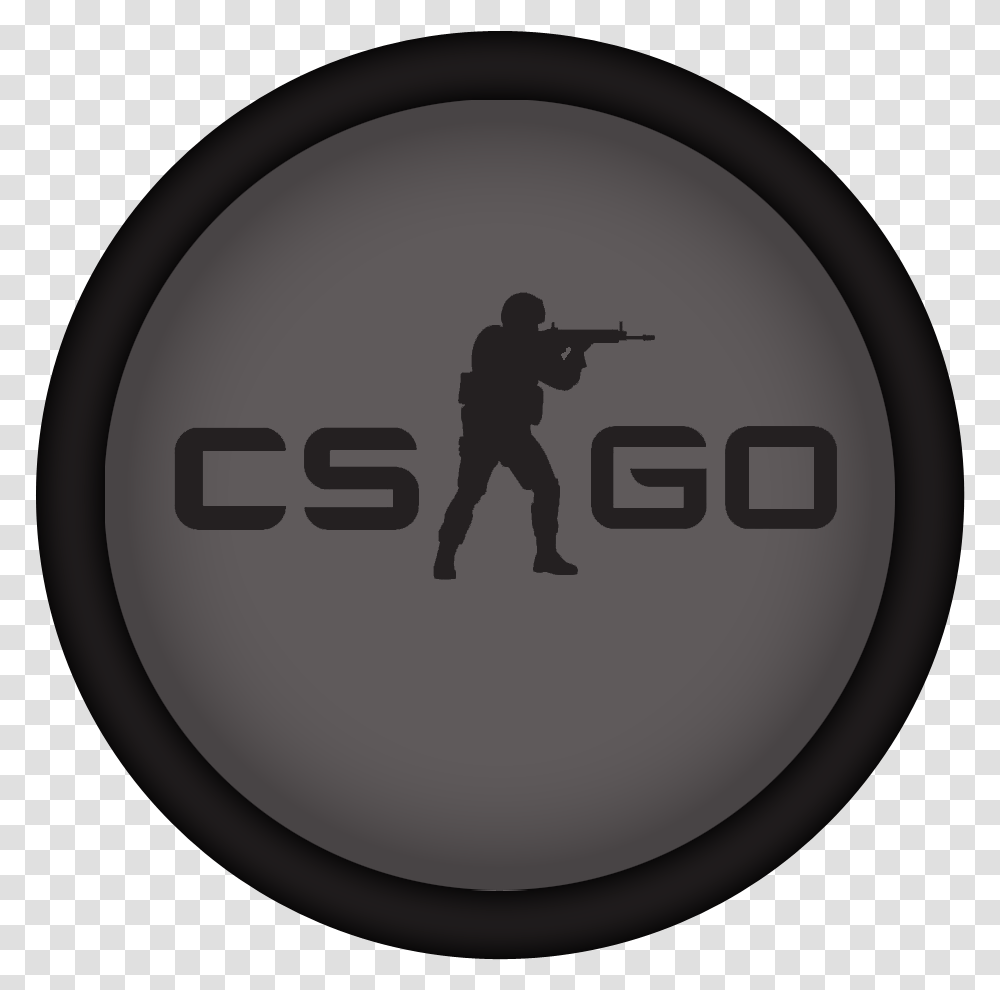 Csgo Counter Strike Logo Download Circle, Person, Human, Gun, Weapon Transparent Png