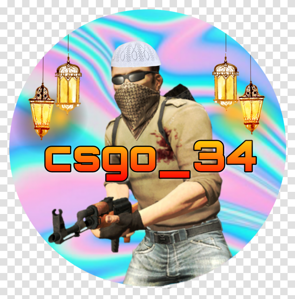 Csgo Cs Go Sticker Telegram, Person, Human, Disk, Sunglasses Transparent Png