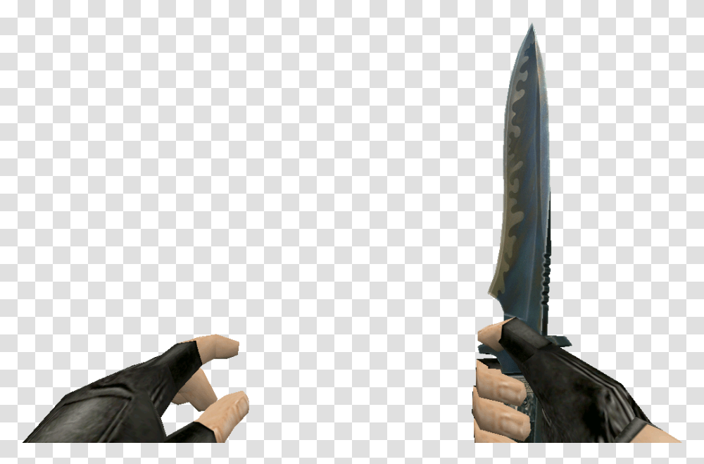 Csgo Knife Counter Strike 1.6 Knife, Weapon, Weaponry, Person, Human Transparent Png
