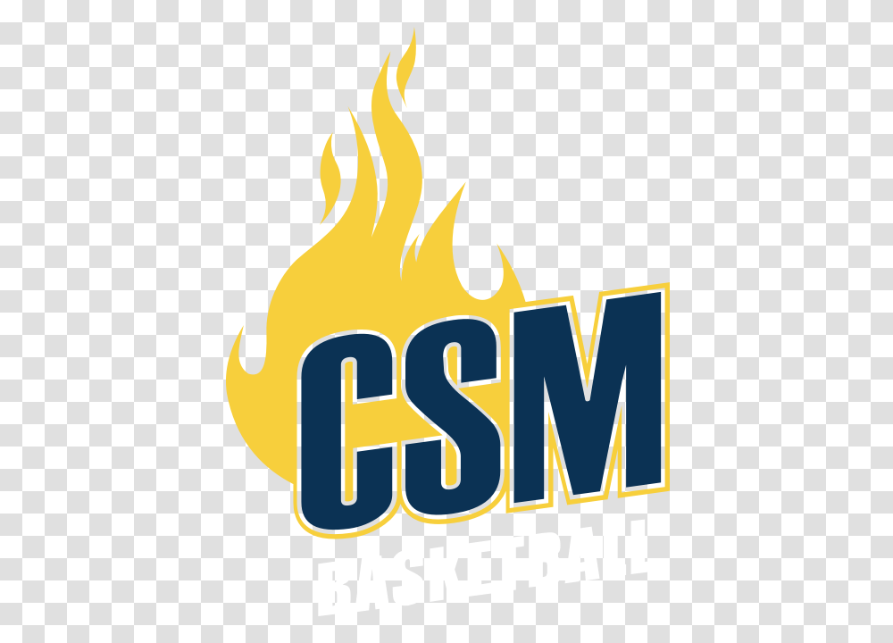Csm Basketball, Fire, Flame, Poster Transparent Png