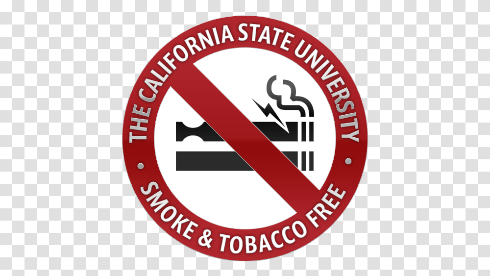 Csu Channel Islands To Become Completely Smoke And Tobacco Cigarette Background, Symbol, Label, Text, Sign Transparent Png