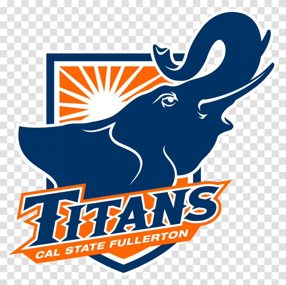 Csuf Titans, Logo, Mammal, Animal Transparent Png