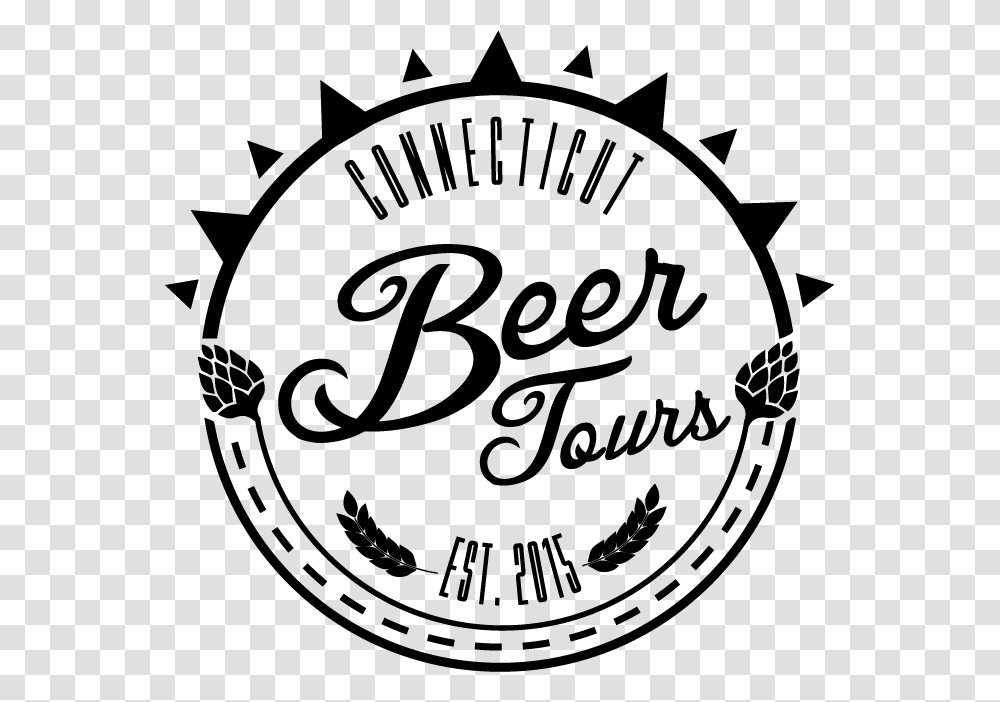 Ct Beer Tour Logo Black Ct Beer Tours Logo, Label, Sticker Transparent Png