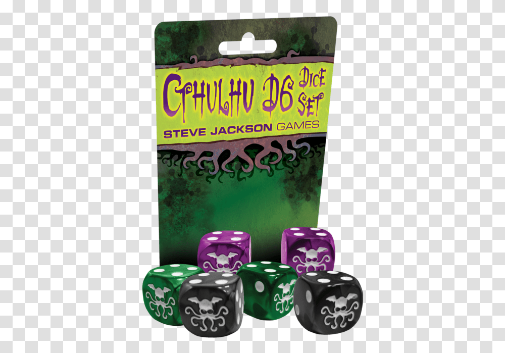 Cthulhu D6 Dice Set Solid, Game, Gambling, Poster, Advertisement Transparent Png