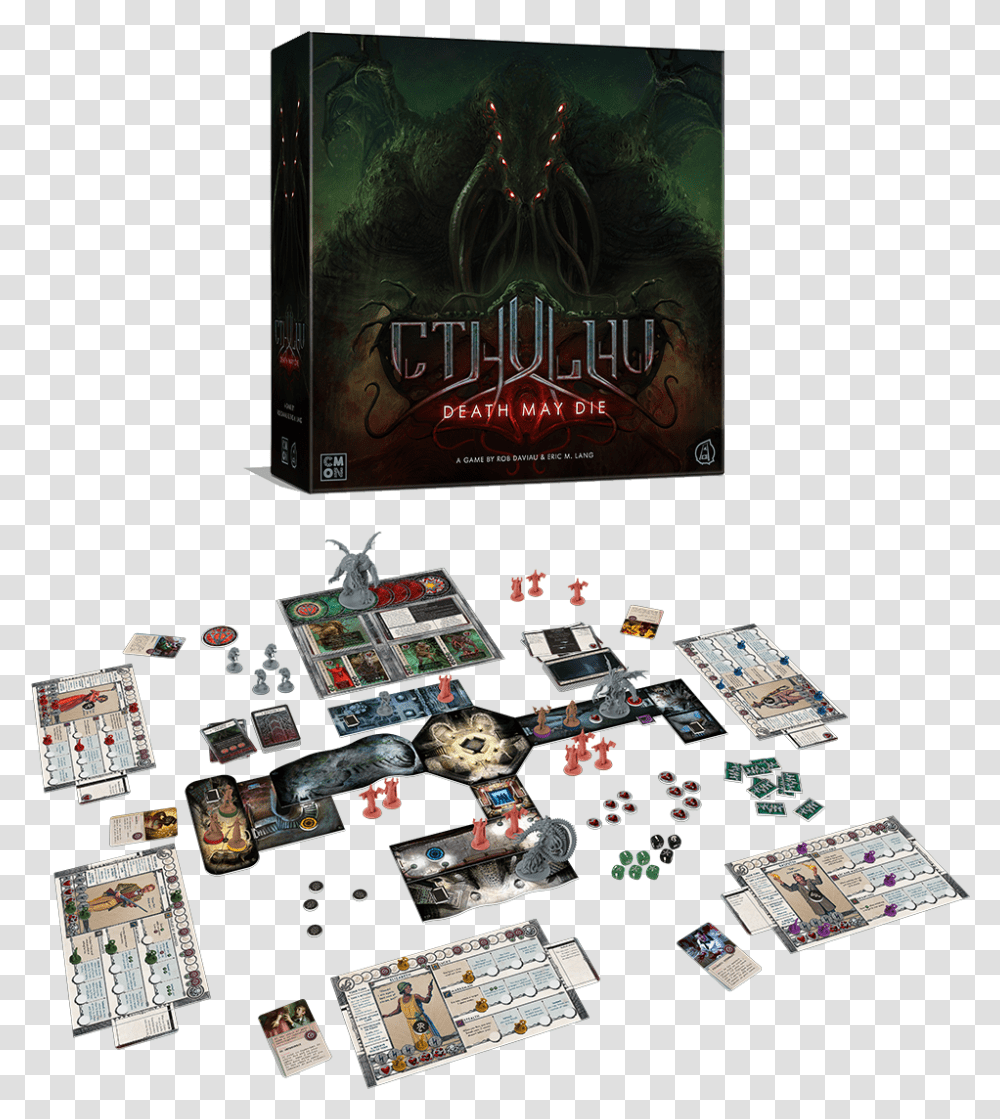 Cthulhu Death May Die Review, Game, Flyer, Poster, Paper Transparent Png