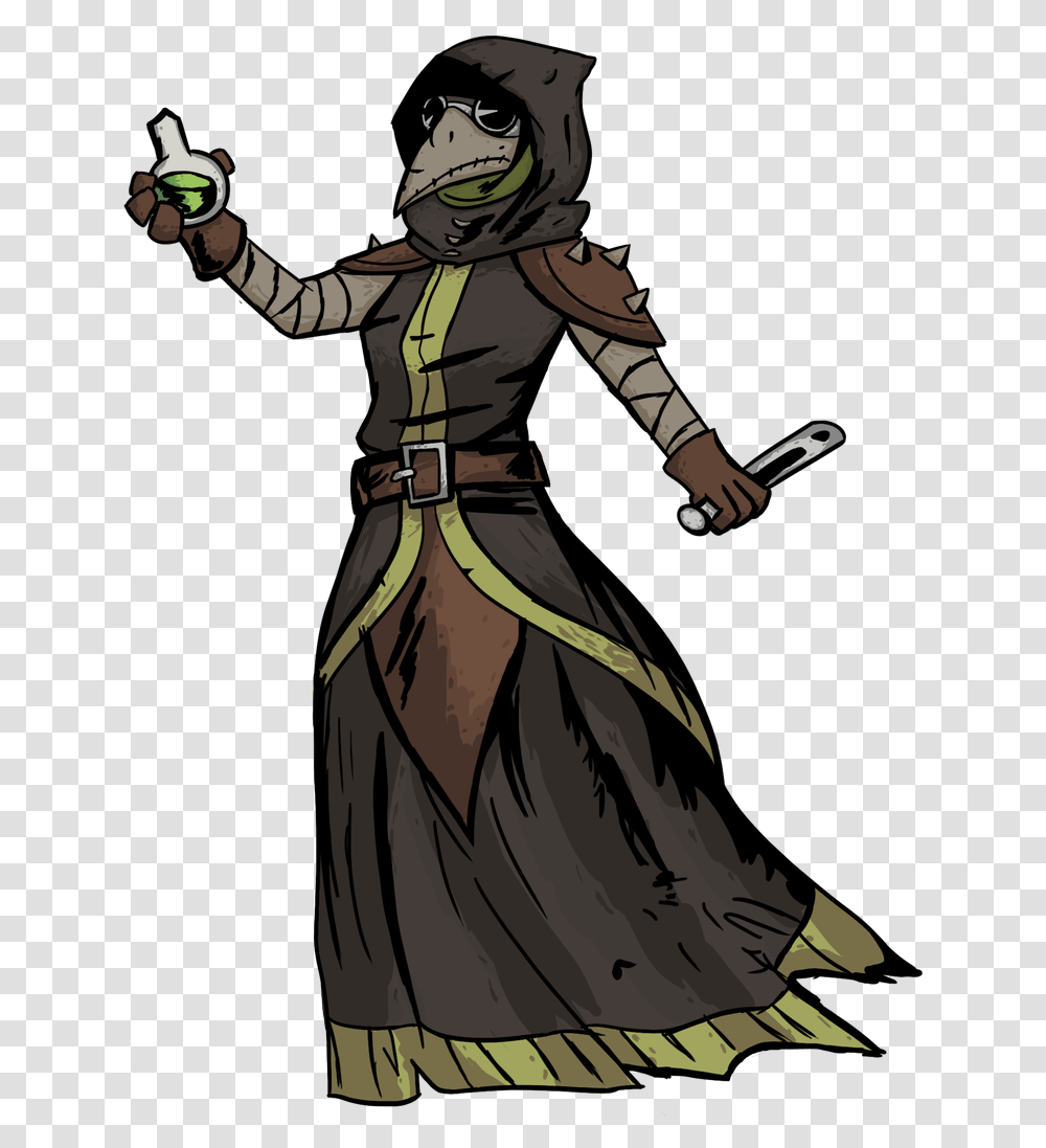 Ctsw On Twitter Darkest Dungeon Plague Doctor Fanart, Person, Human, Apparel Transparent Png