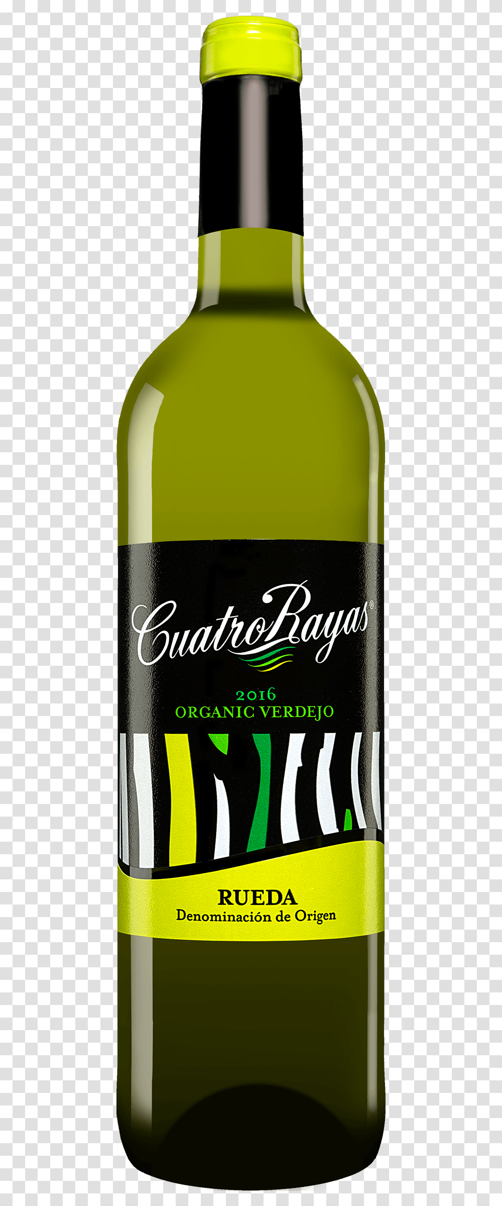 Cuatro Rayas Organic Verdejo, Alcohol, Beverage, Drink, Bottle Transparent Png