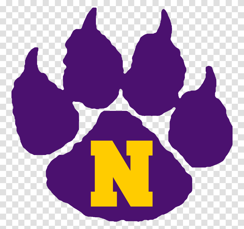 Cub Paw Purple Nevada Cubs Logo, Plant, Flower, Blossom, Heart Transparent Png