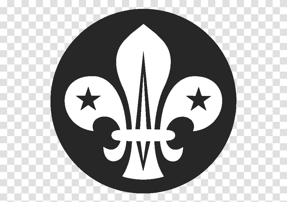 Cub Scout Logo Scout Logo Black And White, Emblem, Stencil, Weapon Transparent Png