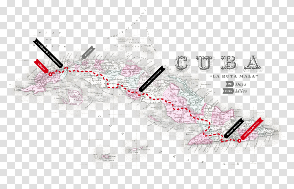 Cuba Bikepacking Map, Plot, Diagram, Nature, Atlas Transparent Png