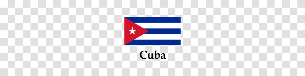 Cuba Flag And Name, American Flag, Metropolis, Urban Transparent Png