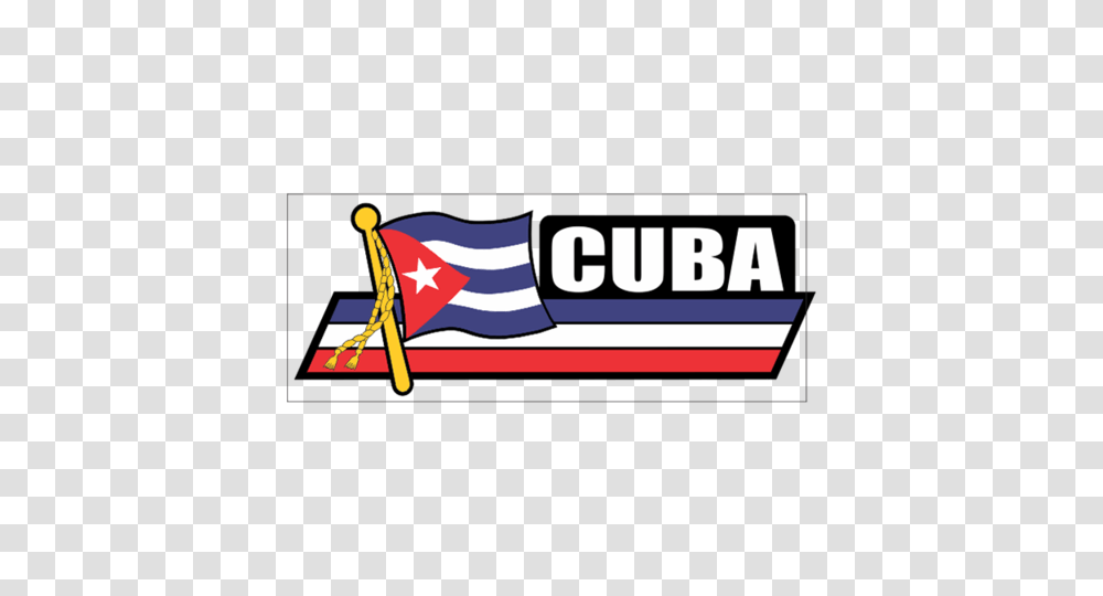 Cuba Flag Car Sidekick Decal Flags N Gadgets, American Flag Transparent Png
