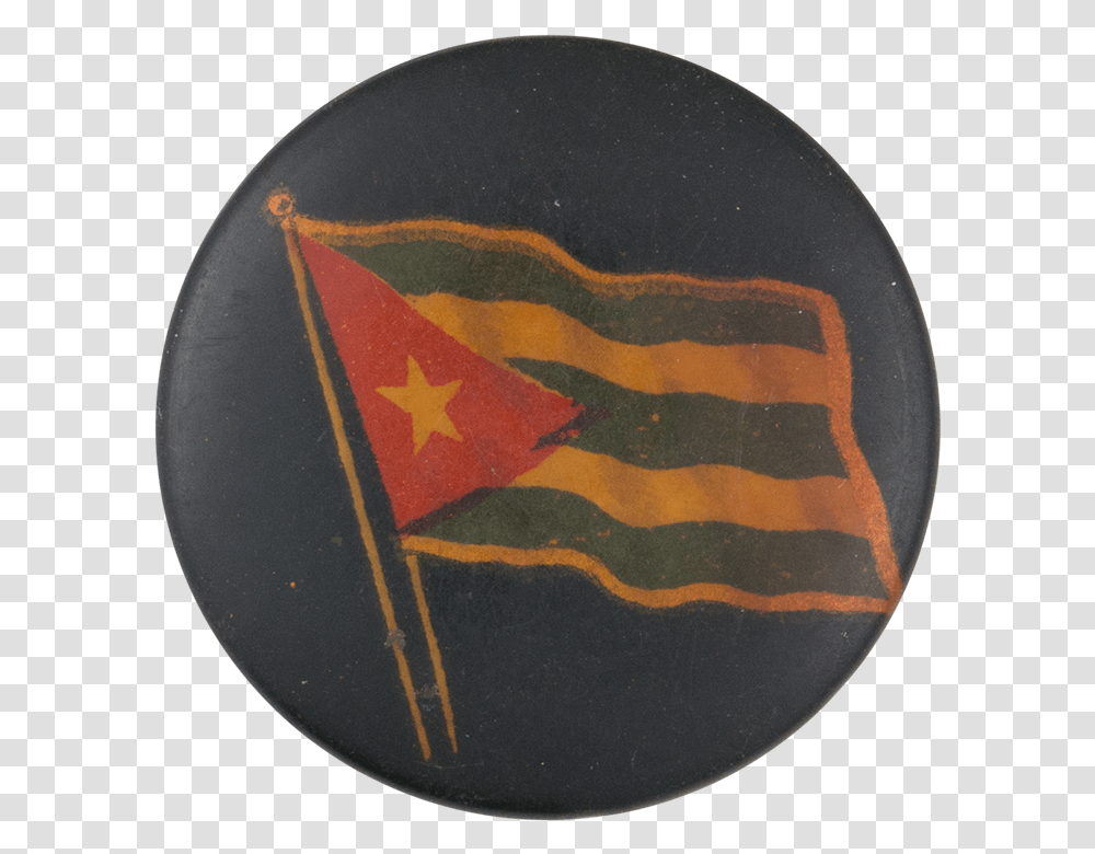 Cuba Flag Dark Blue Art Button Museum Emblem, Moon, Outer Space, Night Transparent Png