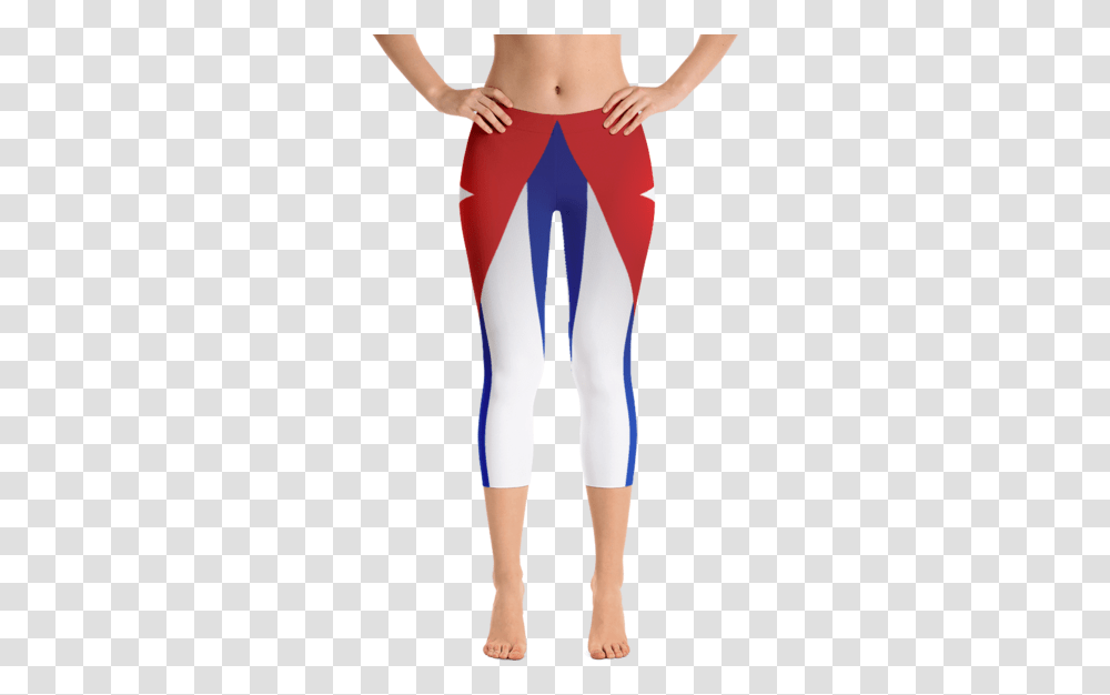 Cuba Flag Leggings Purple And Green Striped Tights, Pants, Person, Spandex Transparent Png