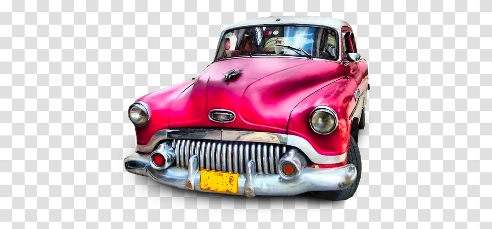 Cuba Itinerary - 1 Rico Tours Old Cuban Car, Bumper, Vehicle, Transportation, Automobile Transparent Png