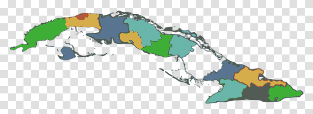 Cuba Map Clipart, Animal, Plot, Invertebrate, Water Transparent Png