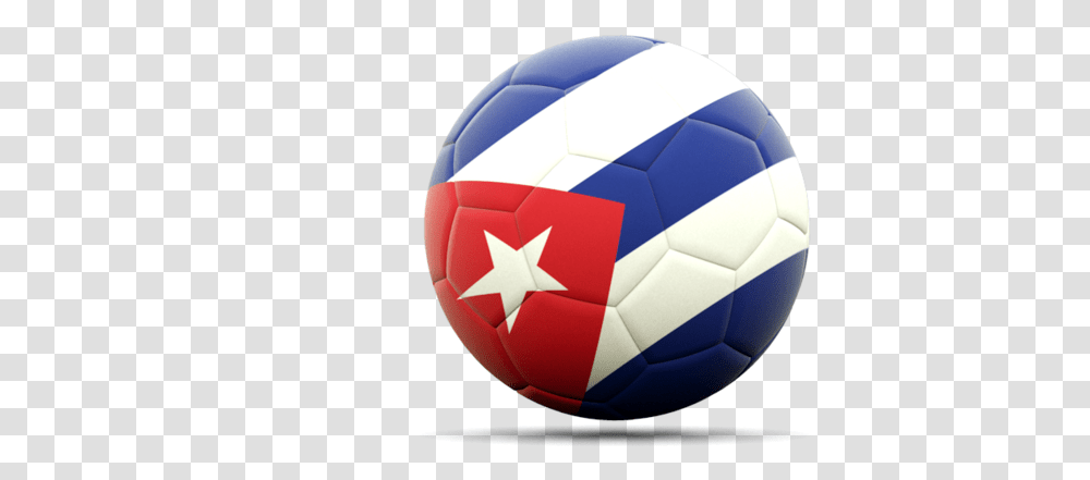Cuba Soccer Soccerball Flag Island Freetoedit Volleyball Flag Of Country, Soccer Ball, Football, Team Sport, Sports Transparent Png