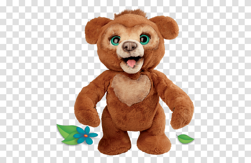 Cubby The Curious Amp Cubby The Curious Bear Furreal, Plush, Toy, Teddy Bear Transparent Png