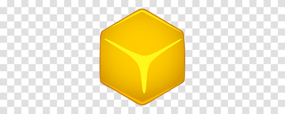 Cube Symbol, Gold, Hardhat, Helmet Transparent Png