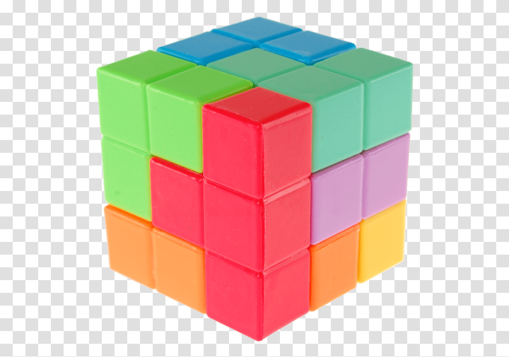 Cube 3d Puzzle Blocks, Toy, Rubix Cube Transparent Png