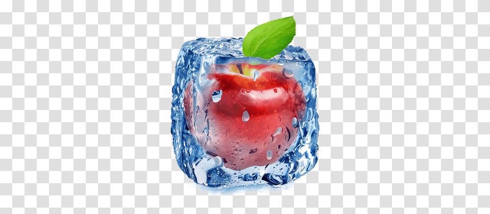 Cube Apple Frozen Freezing Ice Fruit Superfood, Nature, Plant, Birthday Cake, Dessert Transparent Png