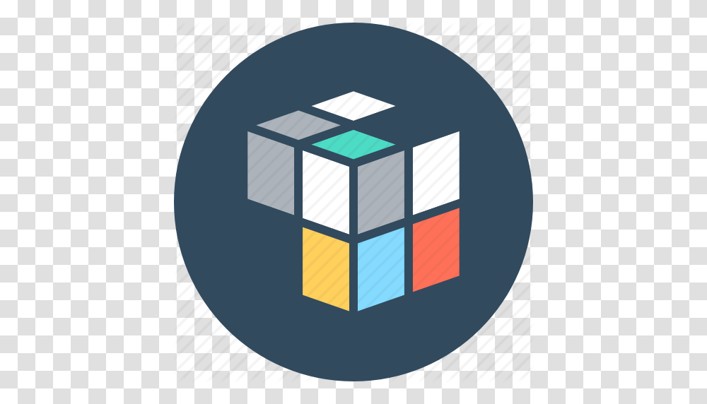 Cube Cubic Graphic Puzzle Cube Rubiks Cube Icon, Rubix Cube Transparent Png