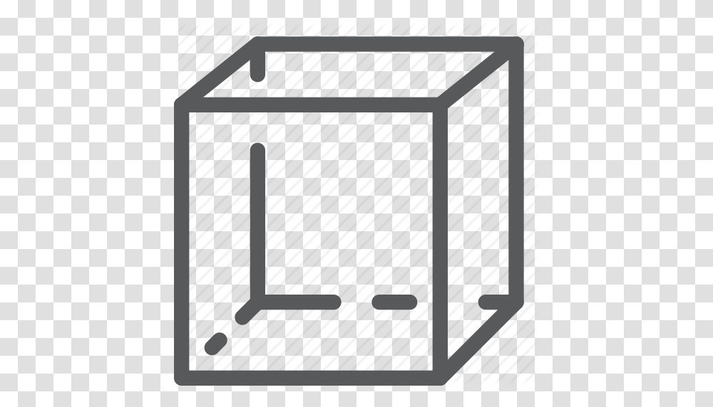Cube Design Figure Geometry Math Shape Tool Icon, Plan, Plot, Diagram Transparent Png